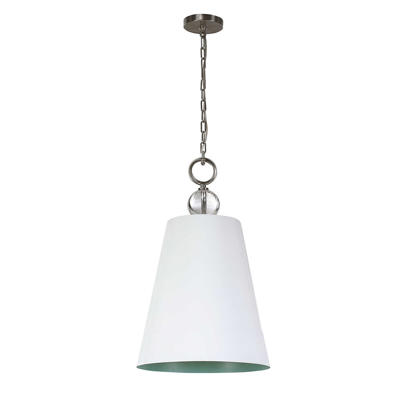 21515 Delray White Pendant Light Ceiling Lamp