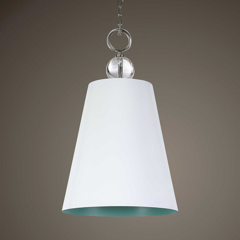 21515 Delray White Pendant Light Ceiling Lamp