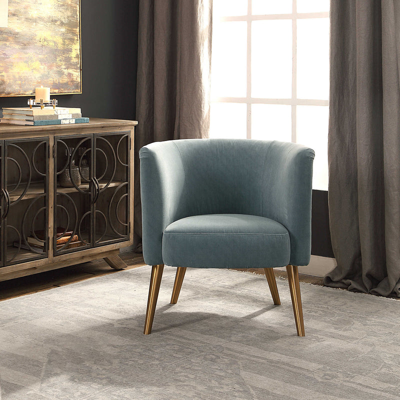 23480 Haider Gray Accent Chair