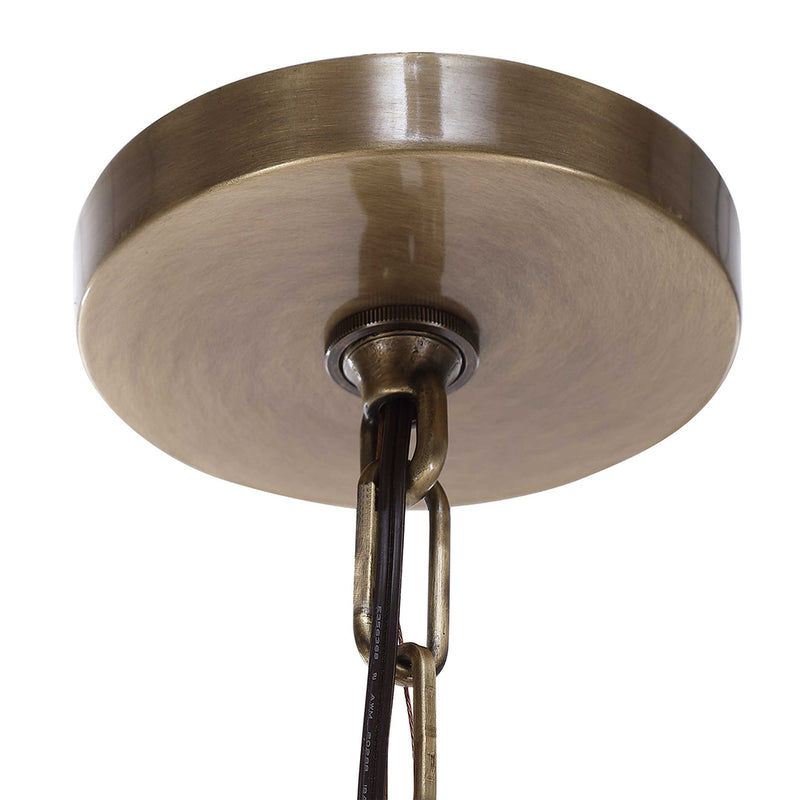 21516 Delray 1 Light Pendant Blue Ceiling Lamp