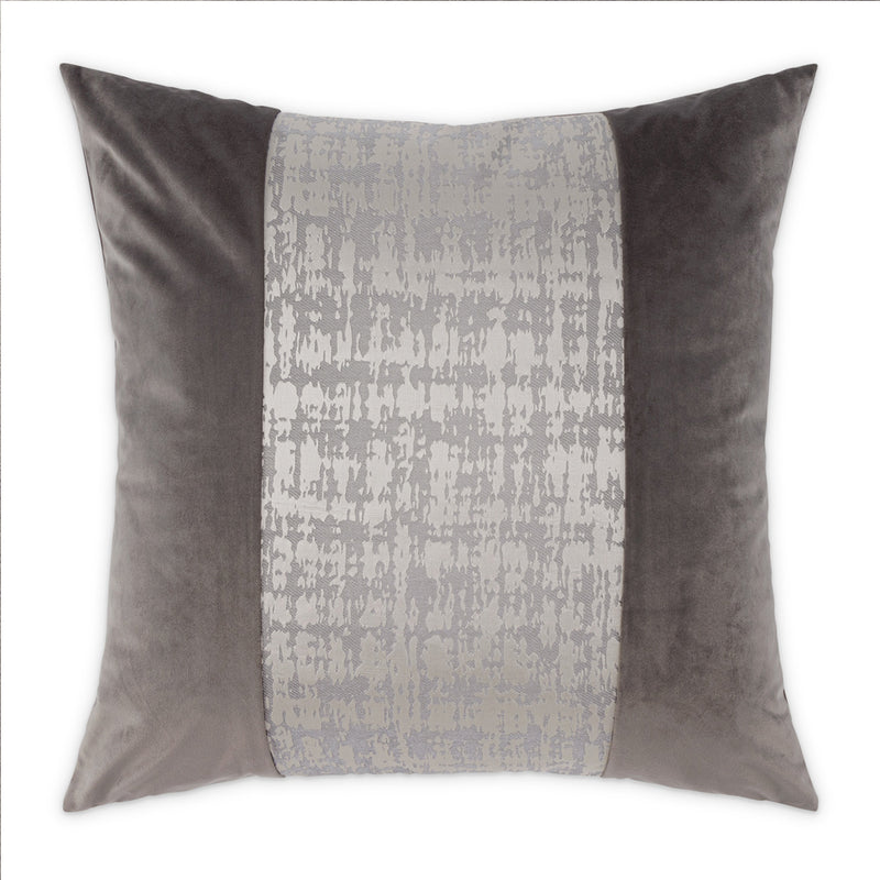 Glamtastic Hodges Silver Square Decorative Pillow (Set of 2)