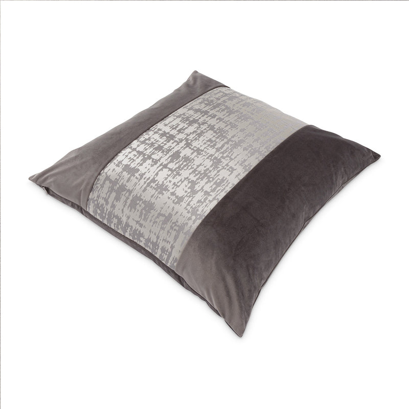 Glamtastic Hodges Silver Square Decorative Pillow (Set of 2)