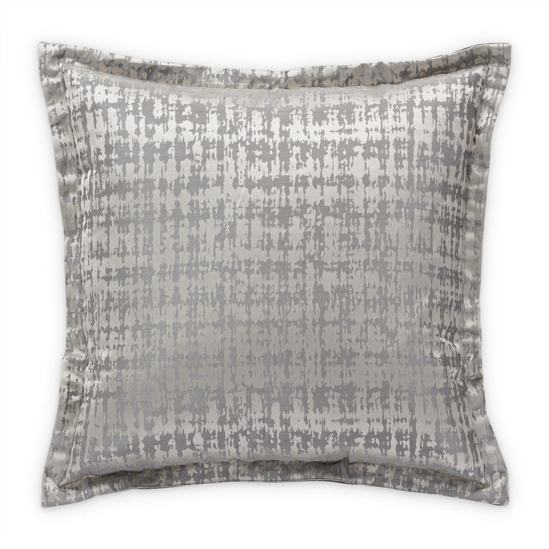 Glamtastic Hodges Silver Square Decorative Pillow (Set of 2)