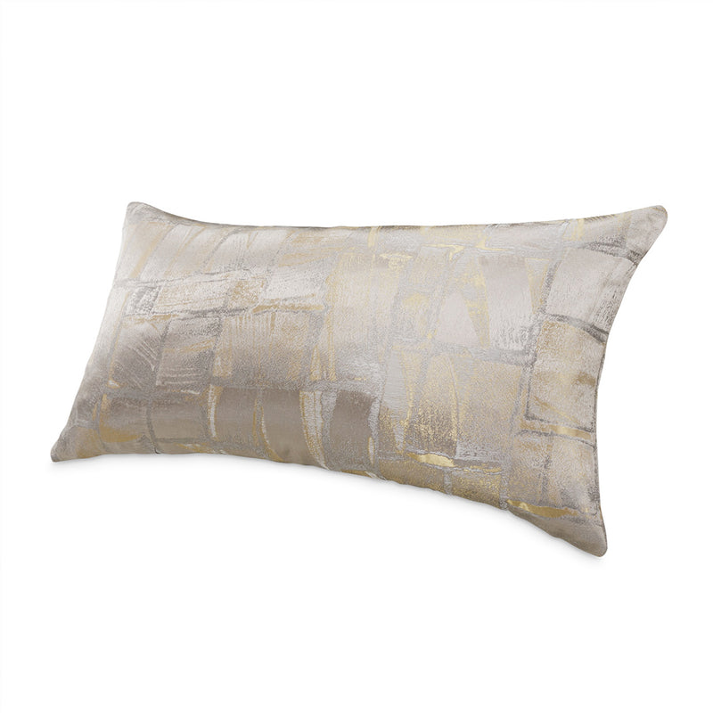 Glamtastic Ferrara Platinum Square Decorative Pillow (Set of 2)